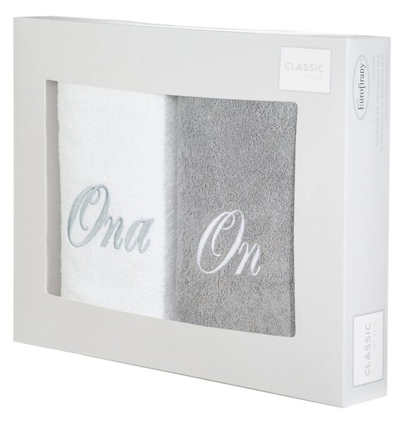 FROTÉ RUČNÍK ONA ON SADA 2 KS 50X90 CM VÍCEBAREVNÁ