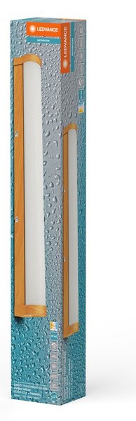 Koupelnové dřevěné nástěnné světlo 600 mm TUBE, laditelná bílá
