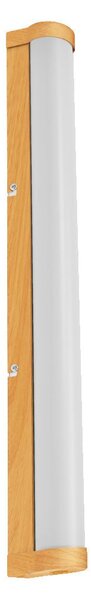 Koupelnové dřevěné nástěnné světlo 600 mm TUBE, laditelná bílá