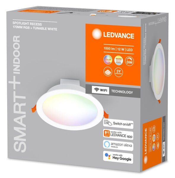 Chytrá stmívatelná WiFi LED stropní bodovka SPOT 170 110°