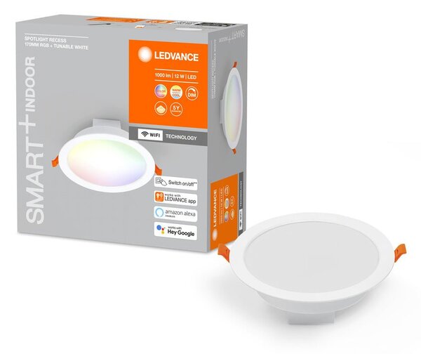 Chytrá stmívatelná WiFi LED stropní bodovka SPOT 170 110°