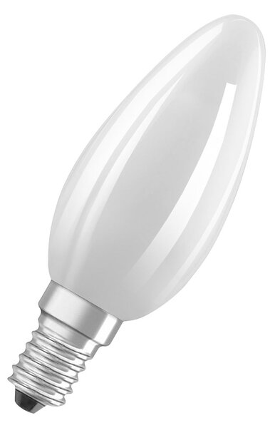 Matná LED žárovka ultra účinná E14 1.2W CLASSIC B, teplá bílá