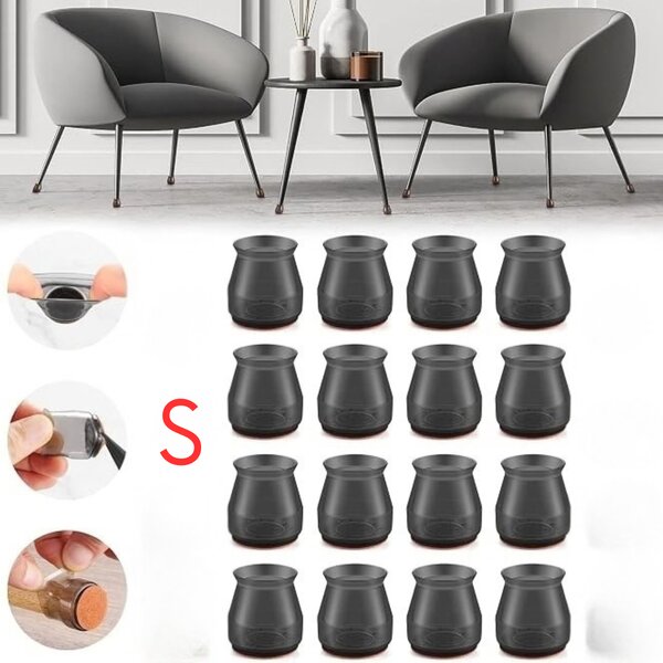 CMP Paris Ochranné silikonové podložky - návleky na nábytek S - 2,3 x 2,3 cm, 16ks