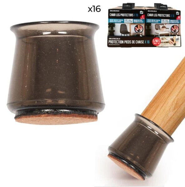 CMP Paris Ochranné silikonové podložky - návleky na nábytek M - 3,2 x 3,3 cm, 16ks