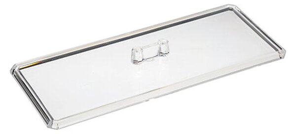 5Five® Průhledný box s víkem Selena, 3 přihrádky, 22,8 x 9,5 x 8,3 cm