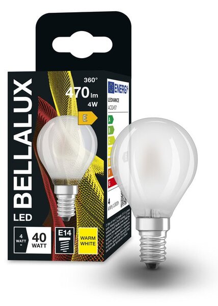 Matná LED žárovka E14 4W CLASSIC P, teplá bílá