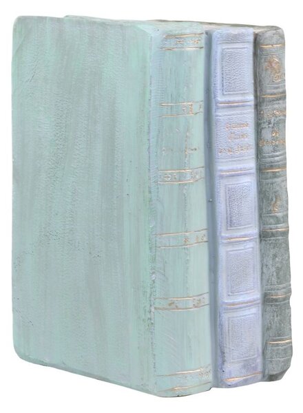 Opálová antik dekorace knihy Old French Books - 12*7*17cm - Chic Antique