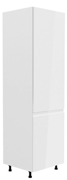 Potravinová kuchyňská skříňka D60R Aurellia (bílá + lesk bílý) (P). 1015766