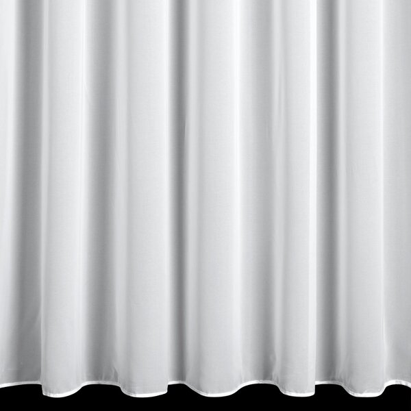 ZÁCLONA NA KROUŽCÍCH DEBRA 300X140 CM BÍLÁ