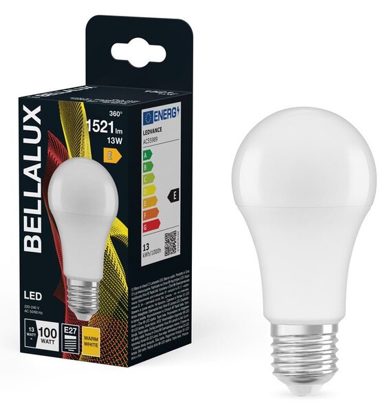 Matná LED žárovka E27 13W CLASSIC A, teplá bílá