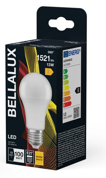Matná LED žárovka E27 13W CLASSIC A, teplá bílá