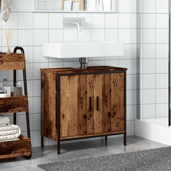 Skříňka pod umyvadlo old wood 60 x 30 x 60 cm kompozitní dřevo