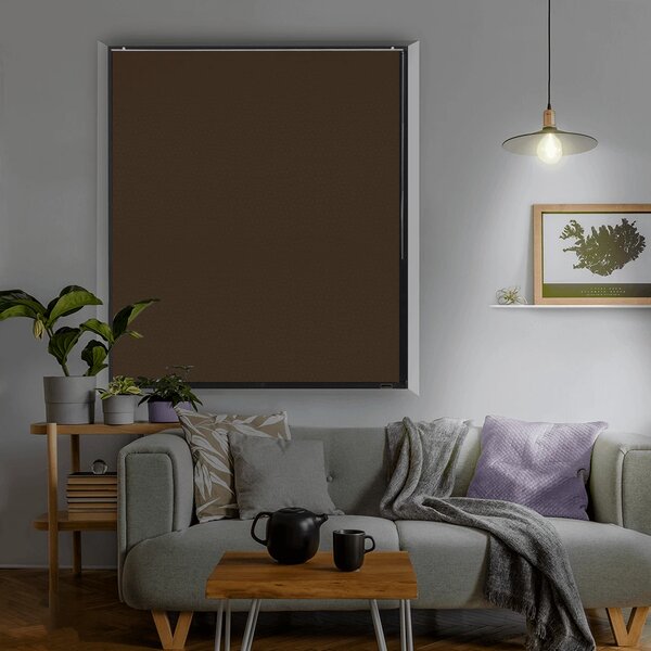 Roleta Římská, Velutto, Hnědá, RV 004 , 30 x 50 cm