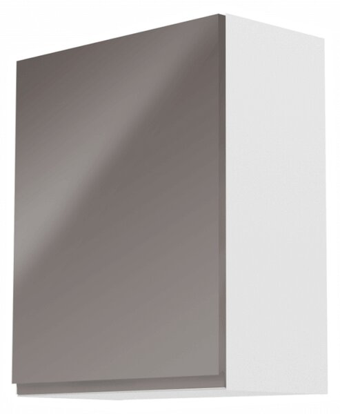 Horní kuchyňská skříňka G601F Aurellia (bílá + lesk šedý) (L). 1015808