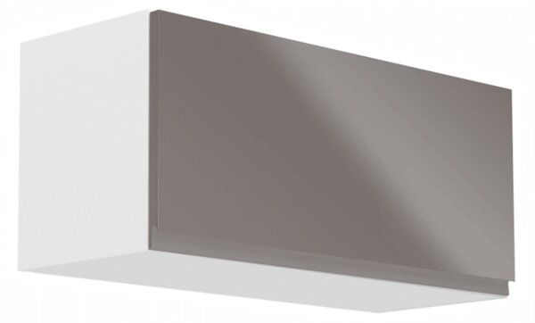 Horní kuchyňská skříňka G80K Aurellia (bílá + lesk šedý). 1015811