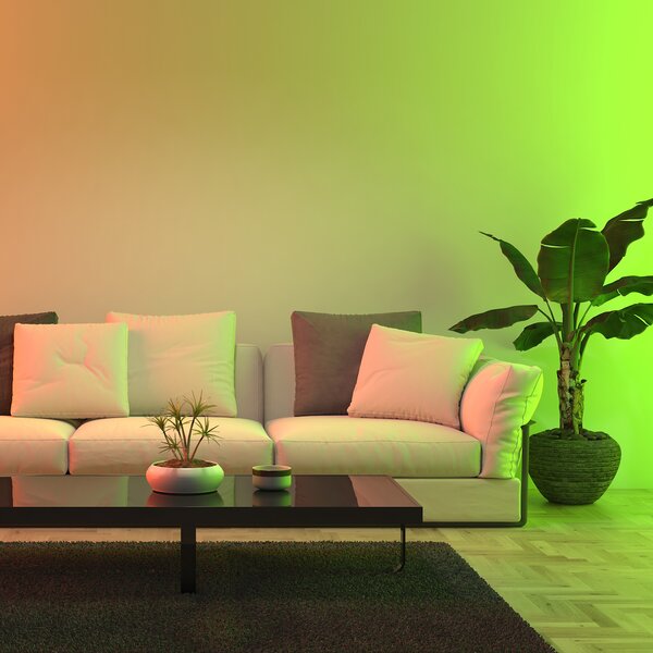 LED žárovka E27 RGB 10w 935 lm s ovladačem