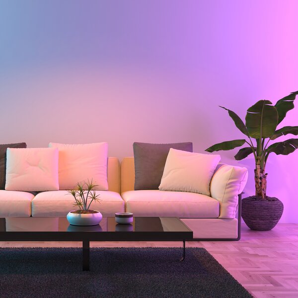LED žárovka E27 RGB 10w 935 lm s ovladačem