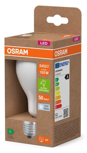 LED žárovka ultra účinná E27 11.6W CLASSIC A, studená bílá