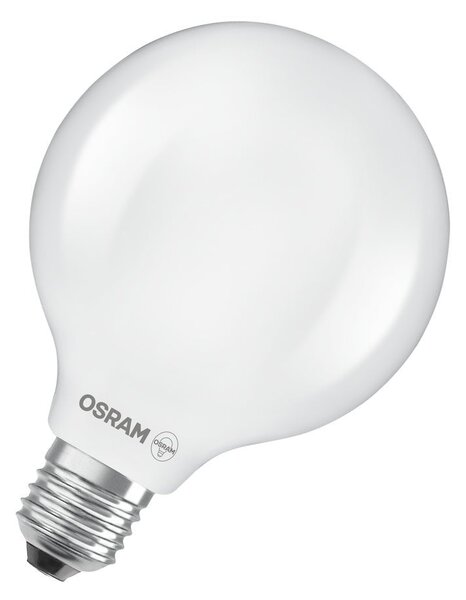 Ultra účinná LED žárovka matná E27 5W GLOBE95, teplá bílá