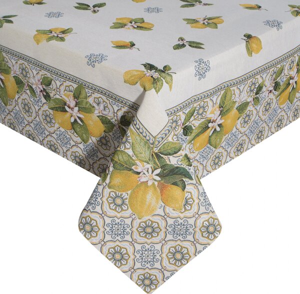 GOBELÍNOVÝ UBRUS LEMON 140X180 CM VZOROVANÝ