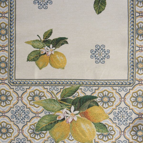 GOBELÍNOVÝ UBRUS LEMON 140X180 CM VZOROVANÝ