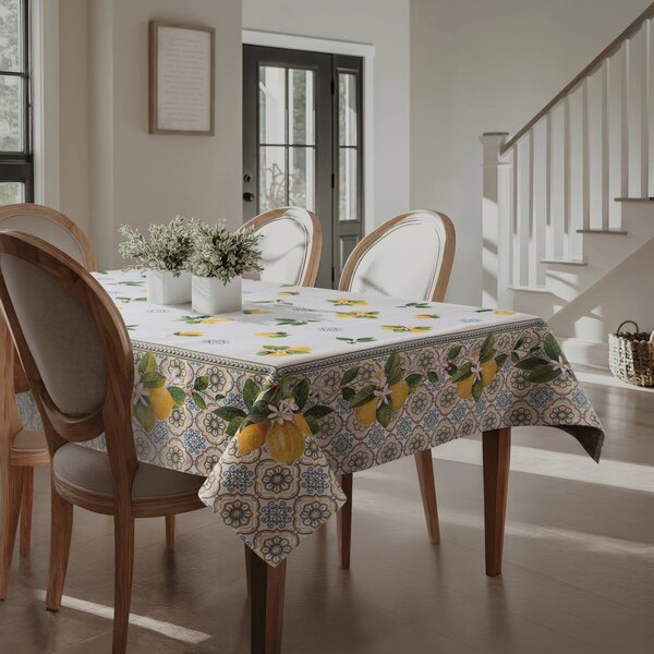 GOBELÍNOVÝ UBRUS LEMON 140X180 CM VZOROVANÝ