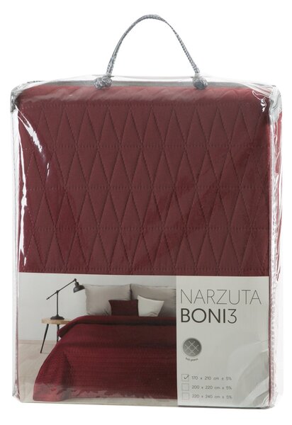 PŘEHOZ NA POSTEL BONI3C 200X220 CM CIHLOVÁ