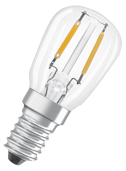 2x mini LED žárovka E14 1.3W, teplá bílá