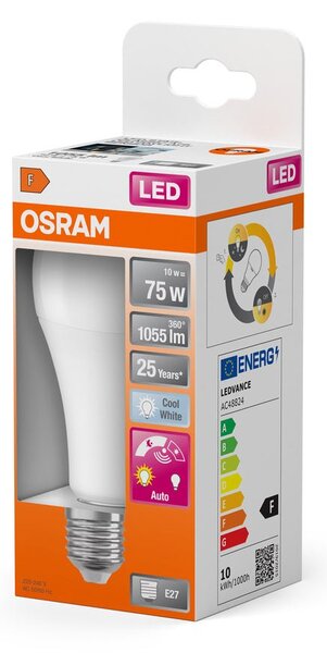 LED žárovka E27 10W STAR+ CLASSIC A75, studená bílá