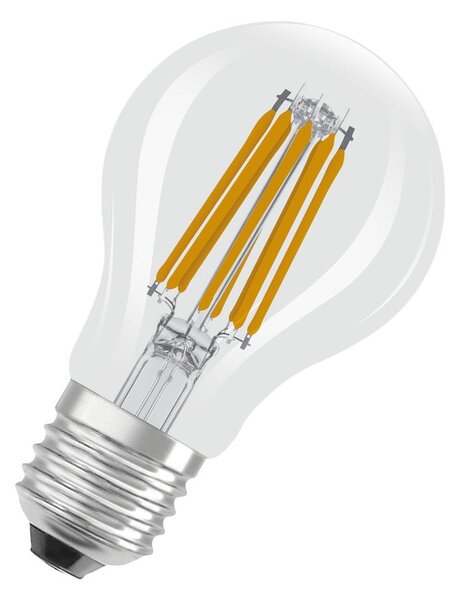2x účinná LED žárovka čirá E27 7.2W CLASSIC A, teplá bílá