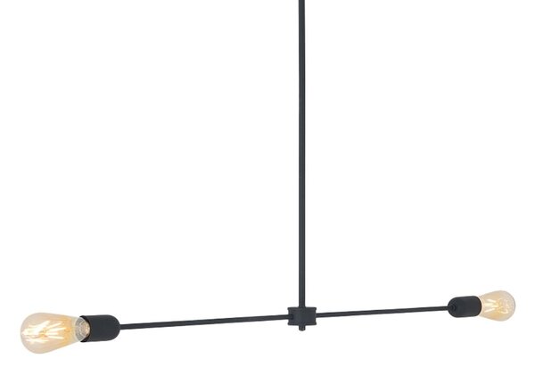 Nordic Design Černé kovové závěsné světlo Lega 2
