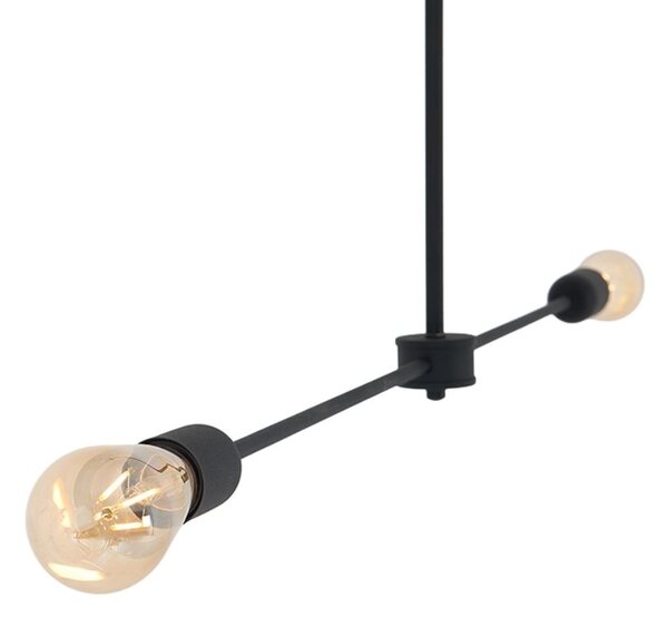 Nordic Design Černé kovové závěsné světlo Lega 2