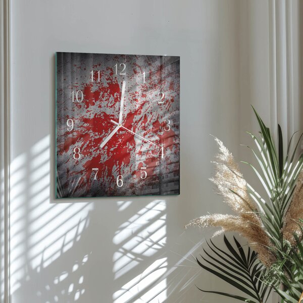 Skleněné hodiny Skvrny zskb-30x30-00081061