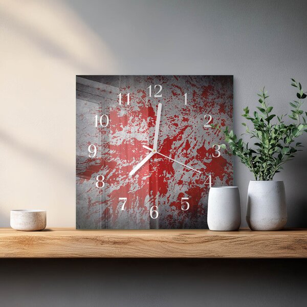 Skleněné hodiny Skvrny zskb-30x30-00081061
