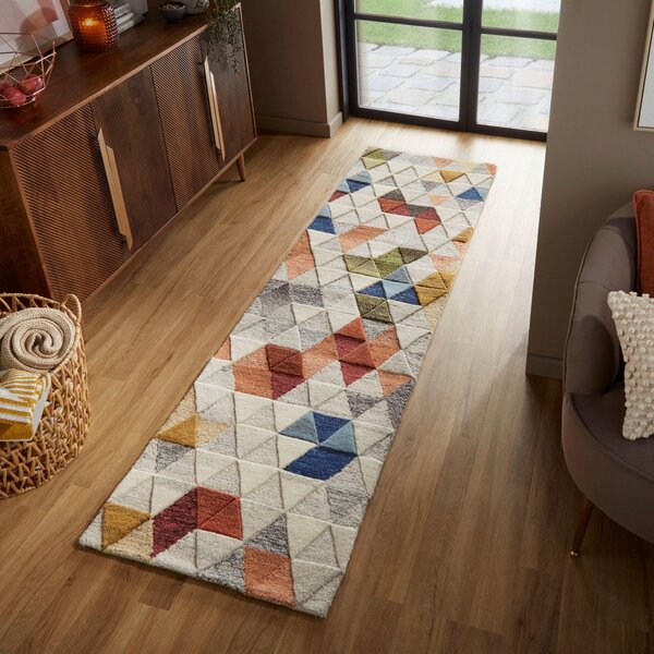 VLNĚNÝ KOBEREC, 230/60 cm vícebarevná, přírodní barvy Flair Rugs - Online Only koberce & rohožky, Online Only