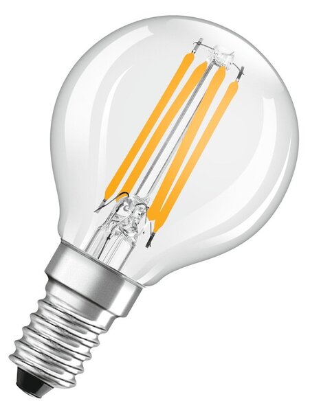 Průhledná LED žárovka E14 SUPERSTAR CRI 90, teplá bílá