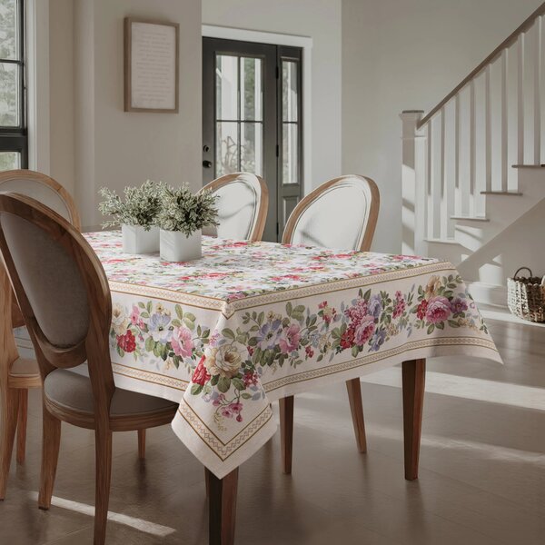 GOBELÍNOVÝ UBRUS ROSE 140X180 CM KVĚTY