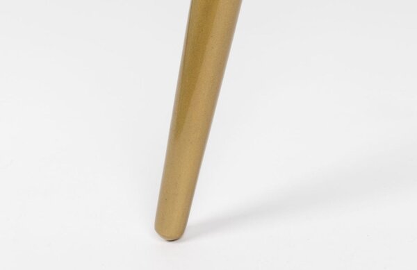 White Label Hnědý jasanový odkládací stolek WLL DENISE 44 cm