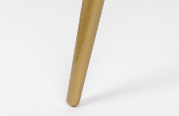 White Label Hnědý jasanový konferenční stolek WLL DENISE 61 cm