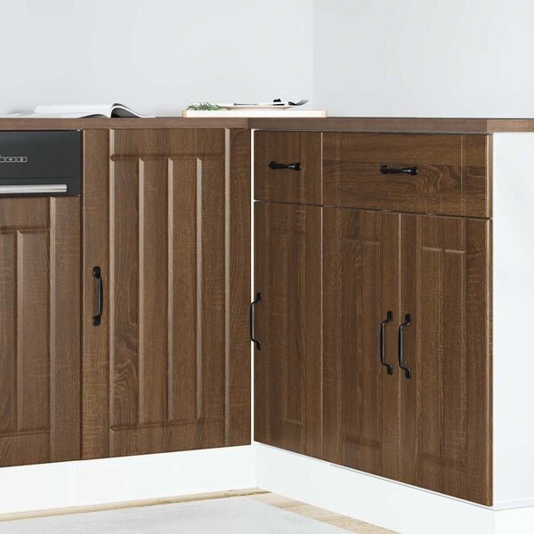 Skříňka pod umyvadlo "Lucca" hnědý dub kompozitní dřevo