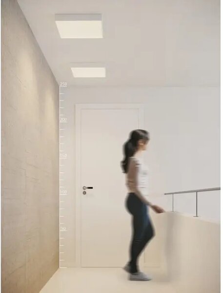 LED stropní svítidlo Monza S 30 CCT bílá s dálkovým ovladačem