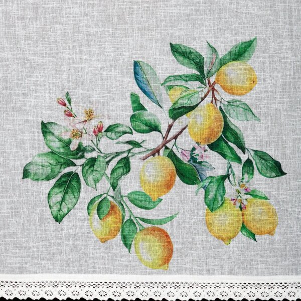 KRÁTKÁ ZÁCLONA NA PÁSCE CLOE 150X60 CM VÍCEBAREVNÁ