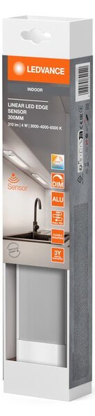 Bílé podlinové LED světlo + senzor 4W LINEAR 300, laditelná bílá