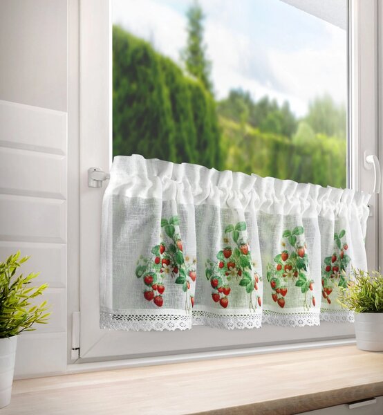 KRÁTKÁ ZÁCLONA NA PÁSCE KSENÍ 150X30 CM VÍCEBAREVNÁ