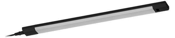 Černé podlinové LED světlo + senzor 8W LINEAR 500, laditelná bílá