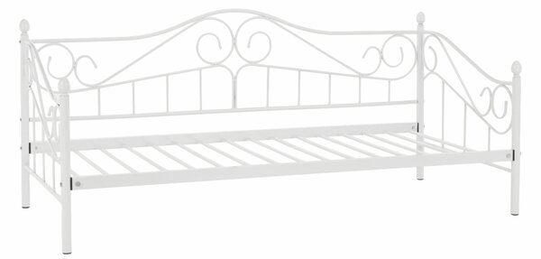 HezkýNábytek.cz Jednolůžková postel 90 cm Danina (bílá) (s roštem). 1016020