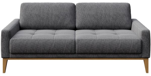 Tmavě šedá látková dvoumístná pohovka MESONICA Musso Tufted 173 cm