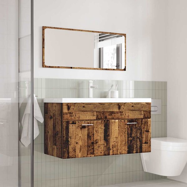 3dílná koupelnová sestava old wood kompozitní dřevo 3328587