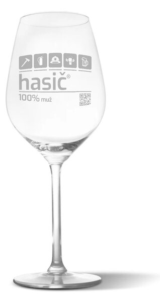 Sablio Sklenička na víno Hasič: 49 cl