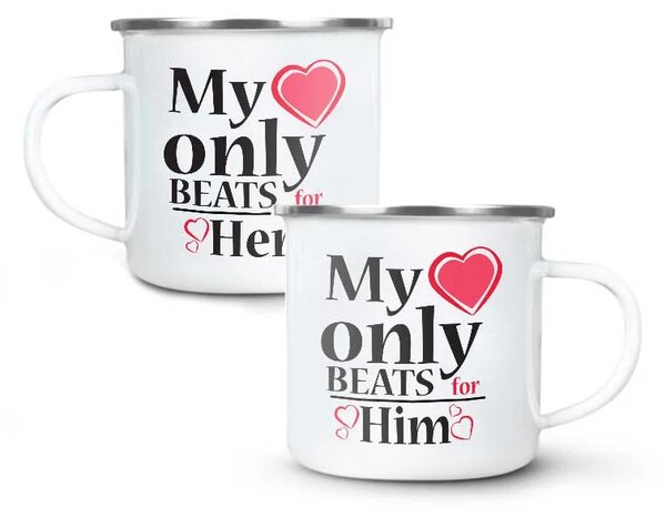 Sablio Plecháčky My heart only beats: 2ks 300ml